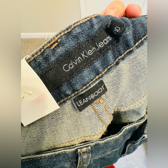 New! Calvin Klein Lean Bootcut Jeans Size 10 - Picture 8 of 8